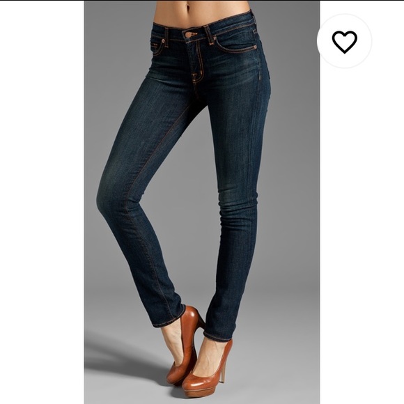 J Brand Dark Mid Rise Jeans - Picture 1 of 10